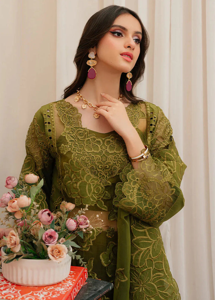 Allenura By Mahnur Embroidered Lawn Suits Unstitched 3 Piece MN24A D-06 Reverie - Luxury Collection