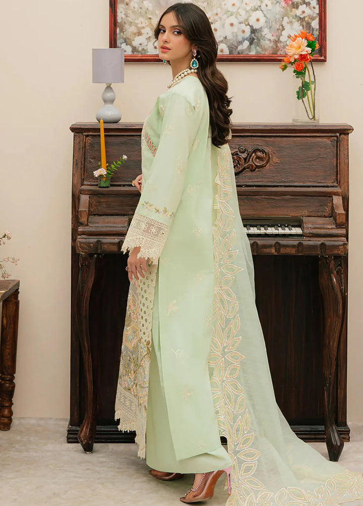 Allenura By Mahnur Embroidered Lawn Suits Unstitched 3 Piece MN24A D-08 Caroline - Luxury Collection