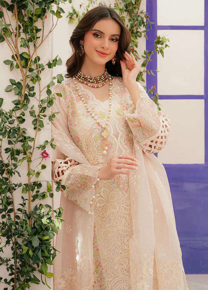 Allenura By Mahnur Embroidered Lawn Suits Unstitched 3 Piece MN24A D-09 Allora - Luxury Collection