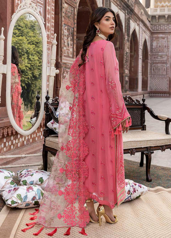 Allure By Charizma Embroidered Chiffon Suits Unstitched 3 Piece CRZ22AC CAL-03 - Luxury Collection