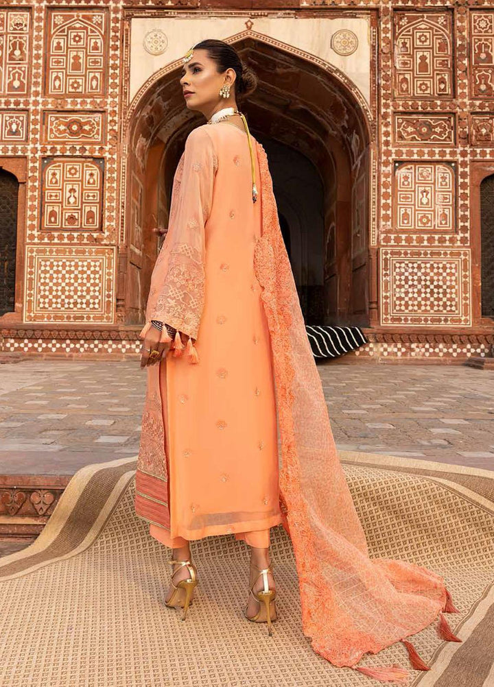 Allure By Charizma Embroidered Chiffon Suits Unstitched 3 Piece CRZ22AC CAL-05 - Luxury Collection