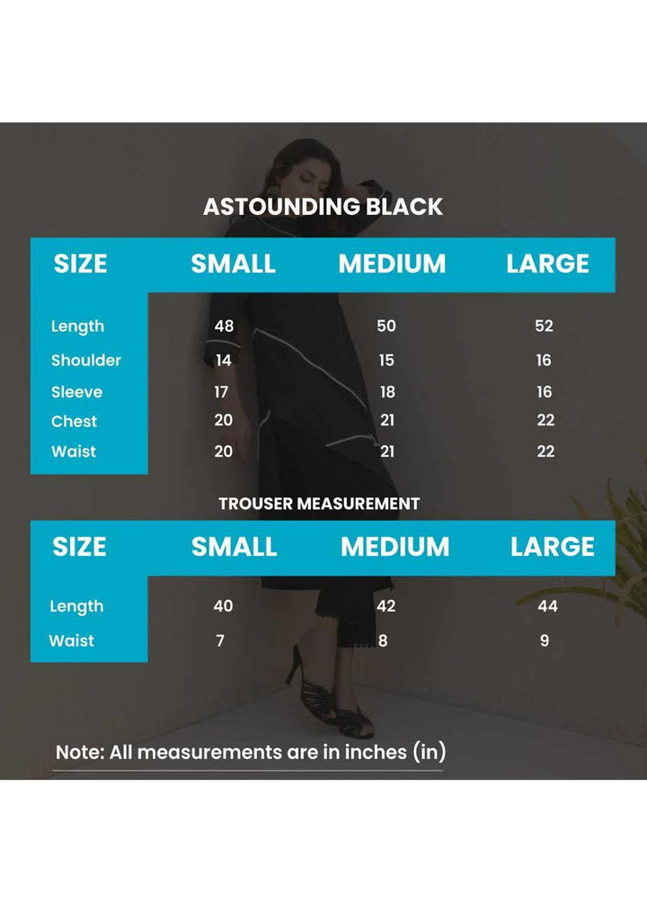 Jooray Kapray Pret  Silk 2 Piece Suit JK23A Astounding Black