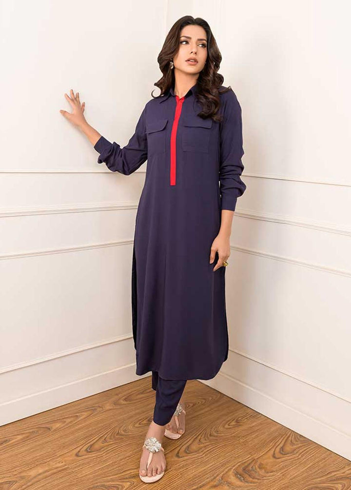 Jooray Kapray Pret  Linen 2 Piece Suit JK23A Blooming Blue