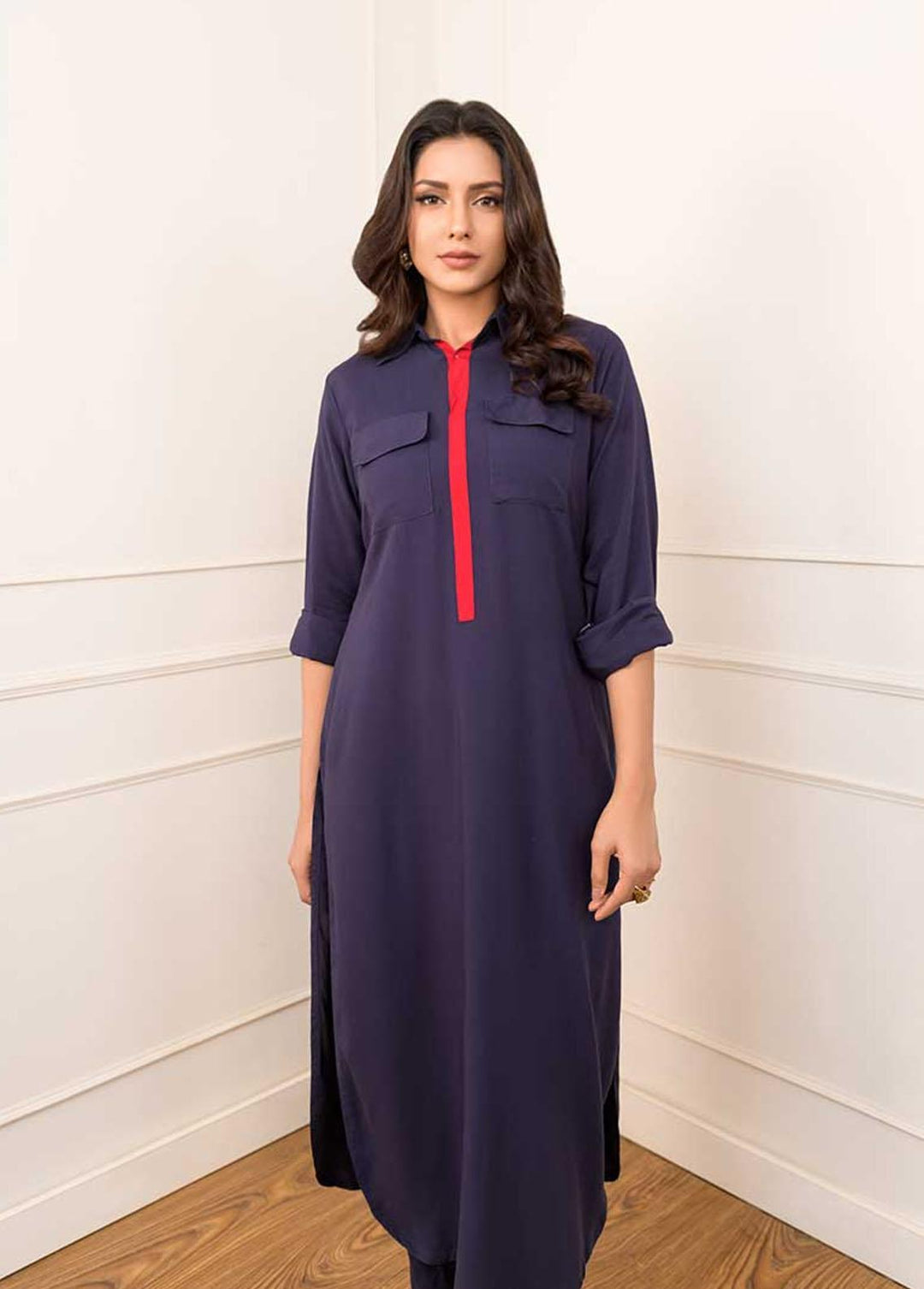 Jooray Kapray Pret  Linen 2 Piece Suit JK23A Blooming Blue