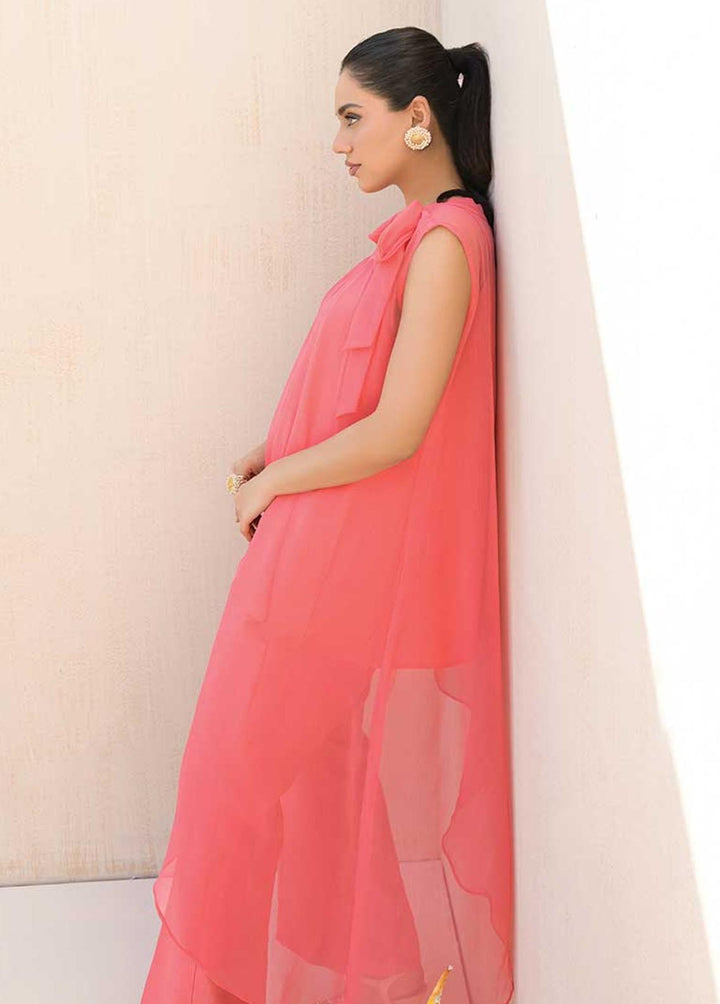 Jooray Kapray Pret  Chiffon 2 Piece Suit JK23A Bubble Gum Pink