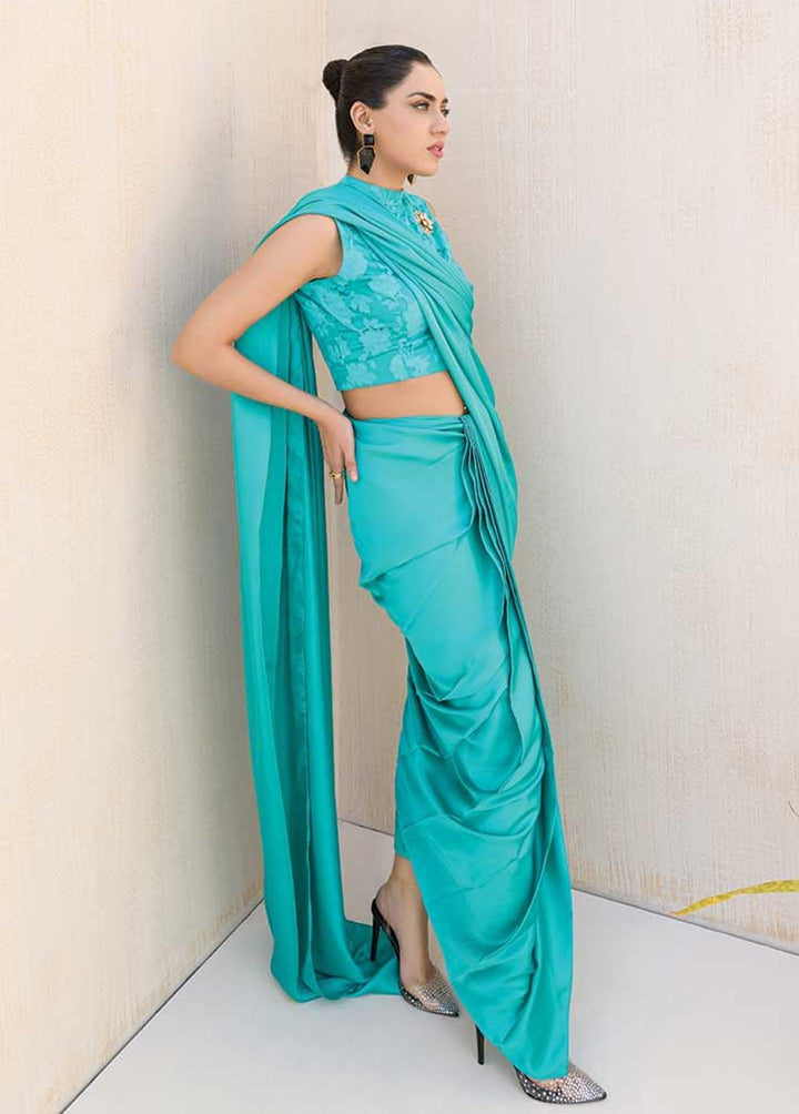 Jooray Kapray Pret  Silk Saree JK23A Dazzling Green