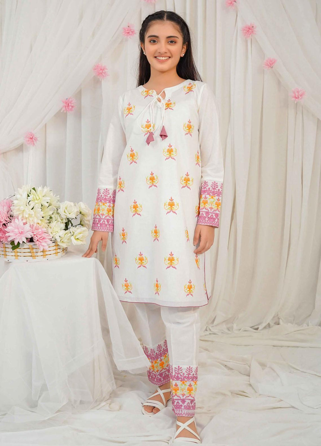 Modest Cotton Casual 2 Piece Suit for Women -  Ayraa