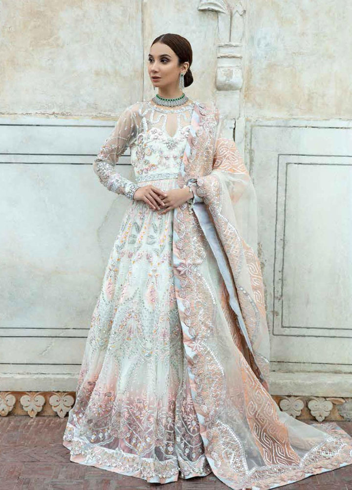 ALIF By AJR Banno Ki Sahelian Embroidered Net Suits Unstitched 3 Piece AJR22BS ALW-22-07 GUL BAHAR - Wedding Collection