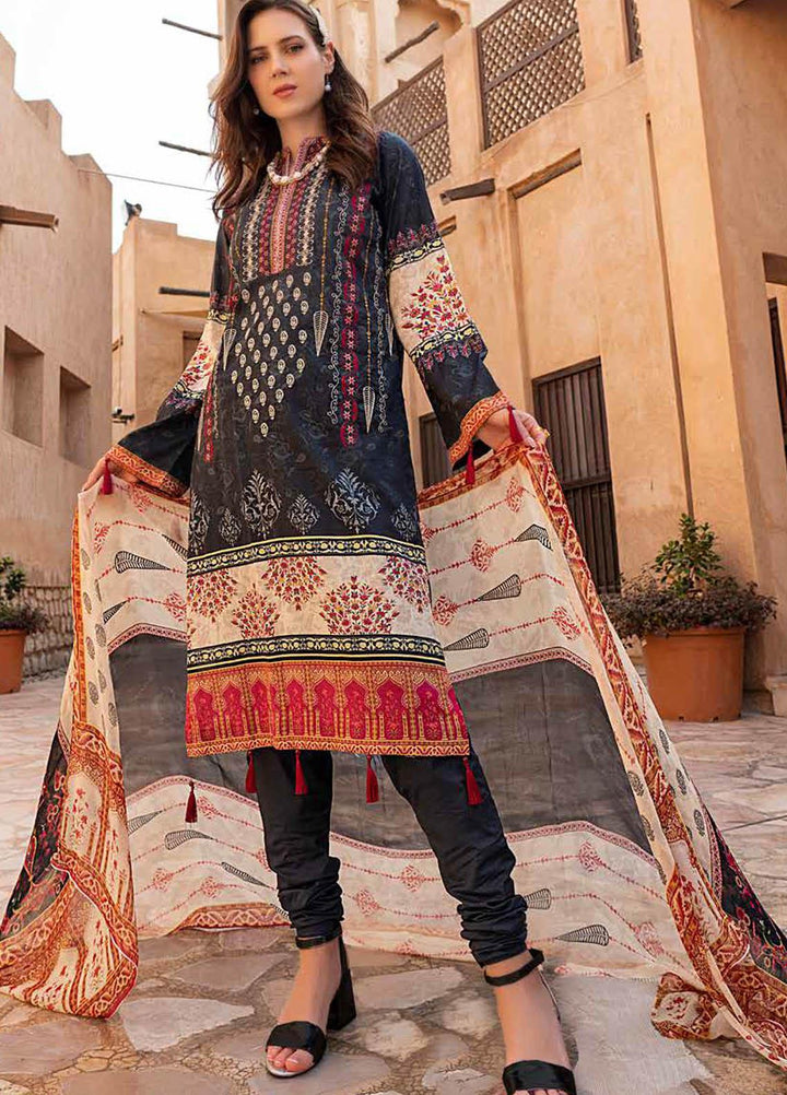 Alyssa by Banafsheh Embroidered Lawn Suits Unstitched 3 Piece BF21AL D-01 - Luxury Summer Collection