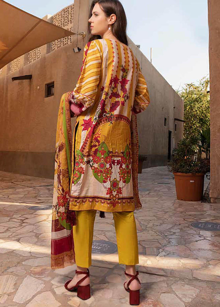 Alyssa by Banafsheh Embroidered Lawn Suits Unstitched 3 Piece BF21AL D-02 - Luxury Summer Collection