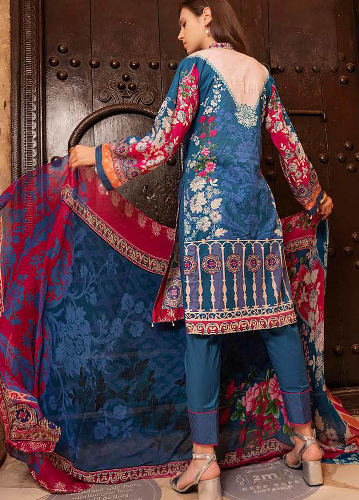 Alyssa by Banafsheh Embroidered Lawn Suits Unstitched 3 Piece BF21AL D-05 - Luxury Summer Collection