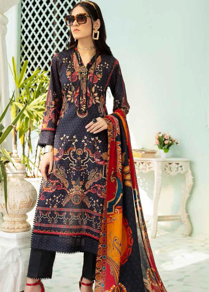 Alyssa by Banafsheh Printed Lawn Suits Unstitched 3 Piece BF22A BNA-01 - Summer Collection