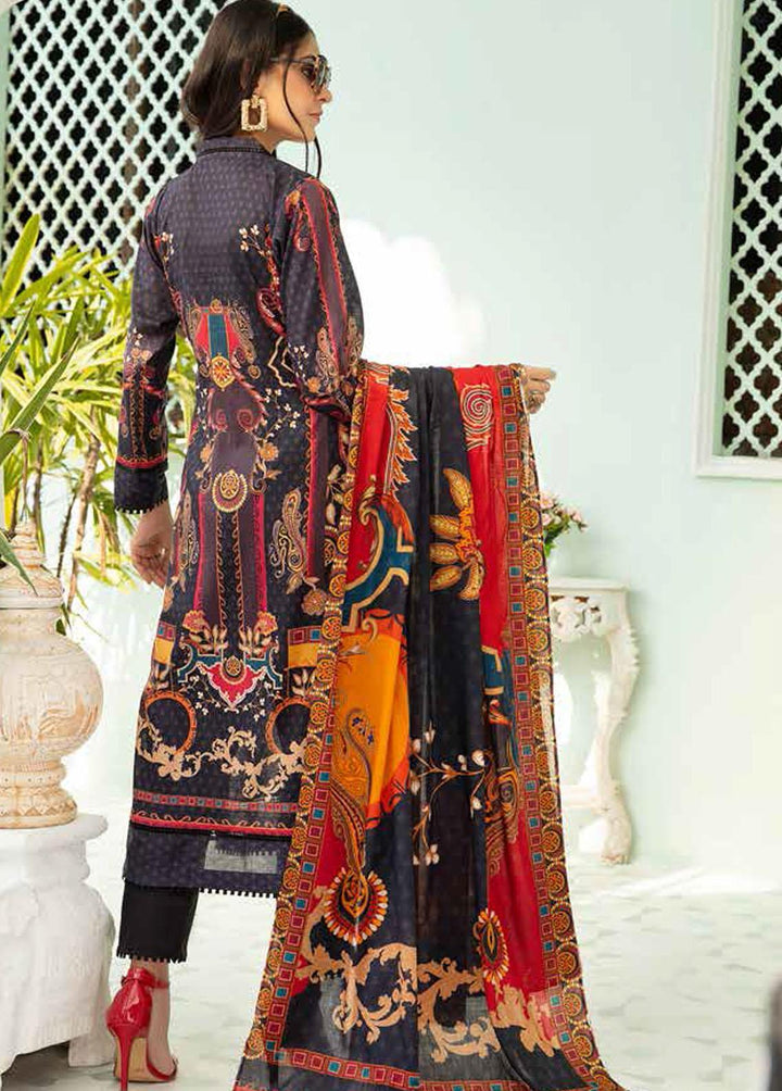Alyssa by Banafsheh Printed Lawn Suits Unstitched 3 Piece BF22A BNA-01 - Summer Collection