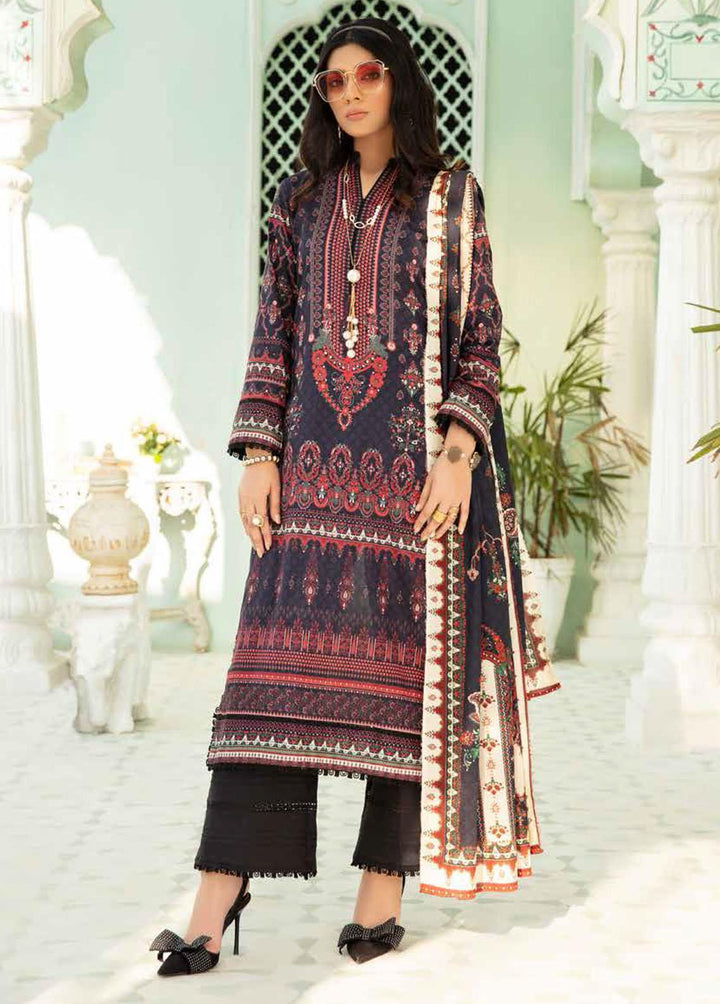 Alyssa by Banafsheh Printed Lawn Suits Unstitched 3 Piece BF22A BNA-05 - Summer Collection
