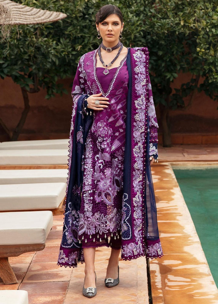 Minor Defect - Amaani By Republic Womenswear Embroidered Lawn Suits Unstitched 3 Piece RW23A D-2A Fatine - Luxury Eid Collection