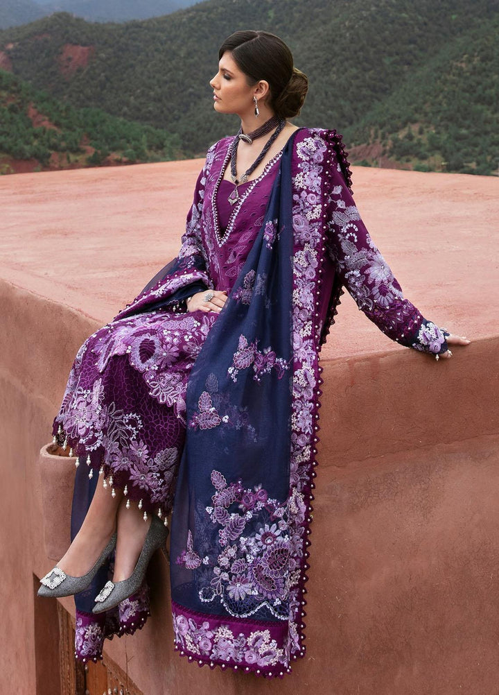 Amaani By Republic Womenswear Embroidered Lawn Suits Unstitched 3 Piece RW23A D-2A Fatine - Luxury Eid Collection