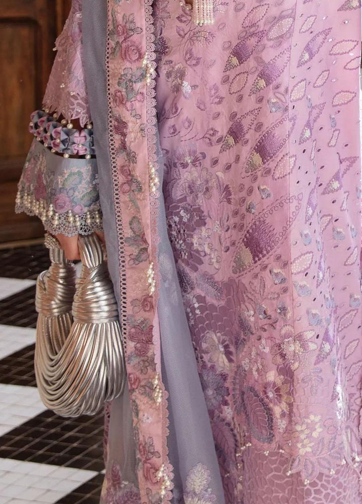 Amaani By Republic Womenswear Embroidered Lawn Suits Unstitched 3 Piece RW23A D-2B Fatine - Luxury Eid Collection