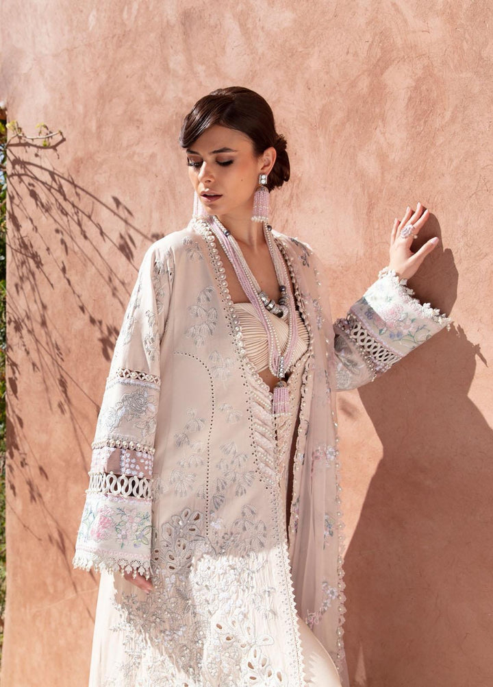 Amaani By Republic Womenswear Embroidered Lawn Suits Unstitched 3 Piece RW23A D-5B Oran - Luxury Eid Collection