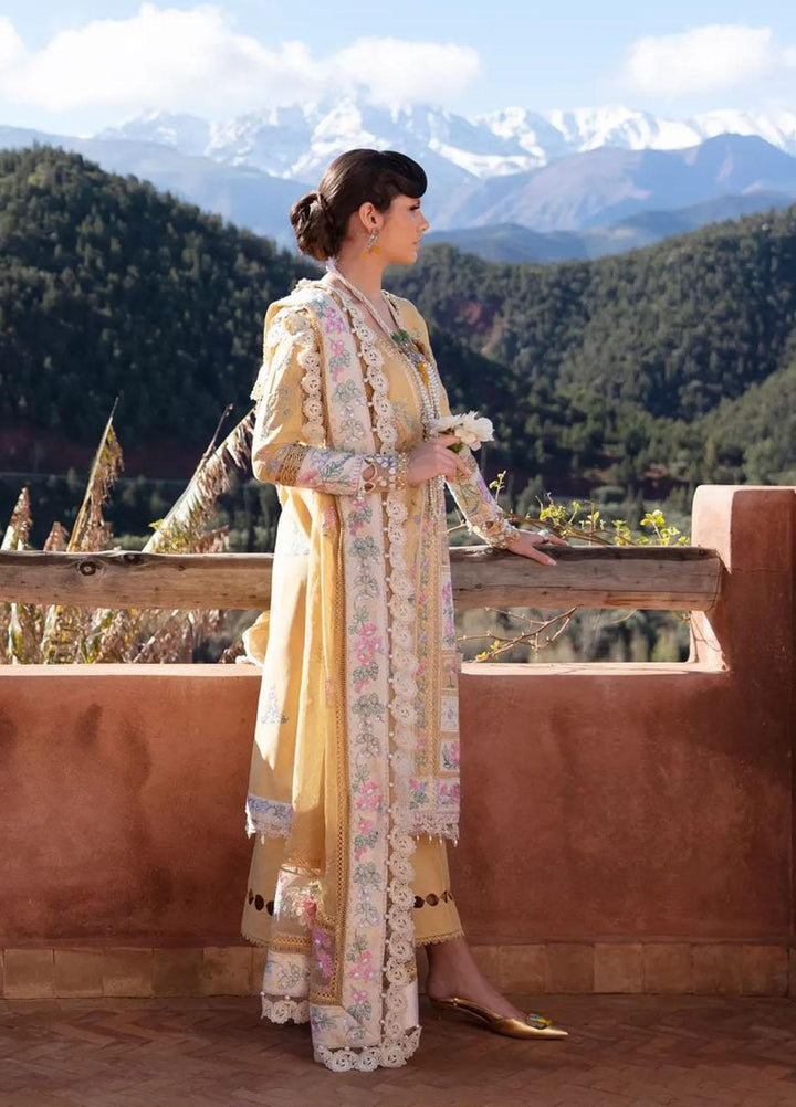 Minor Defect - Amaani By Republic Womenswear Embroidered Lawn Suits Unstitched 3 Piece RW23A D-8A Aleah - Luxury Eid Collection