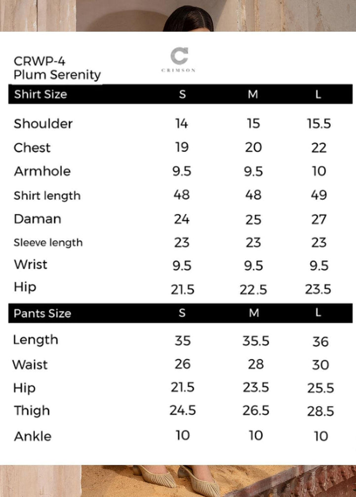 Crimson Pret Embroidered Khaddar 4 Piece Suit CRWP-04