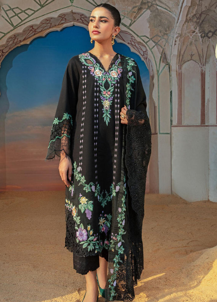 Crimson Pret Embroidered Khaddar 4 Piece Suit CRWP-1B