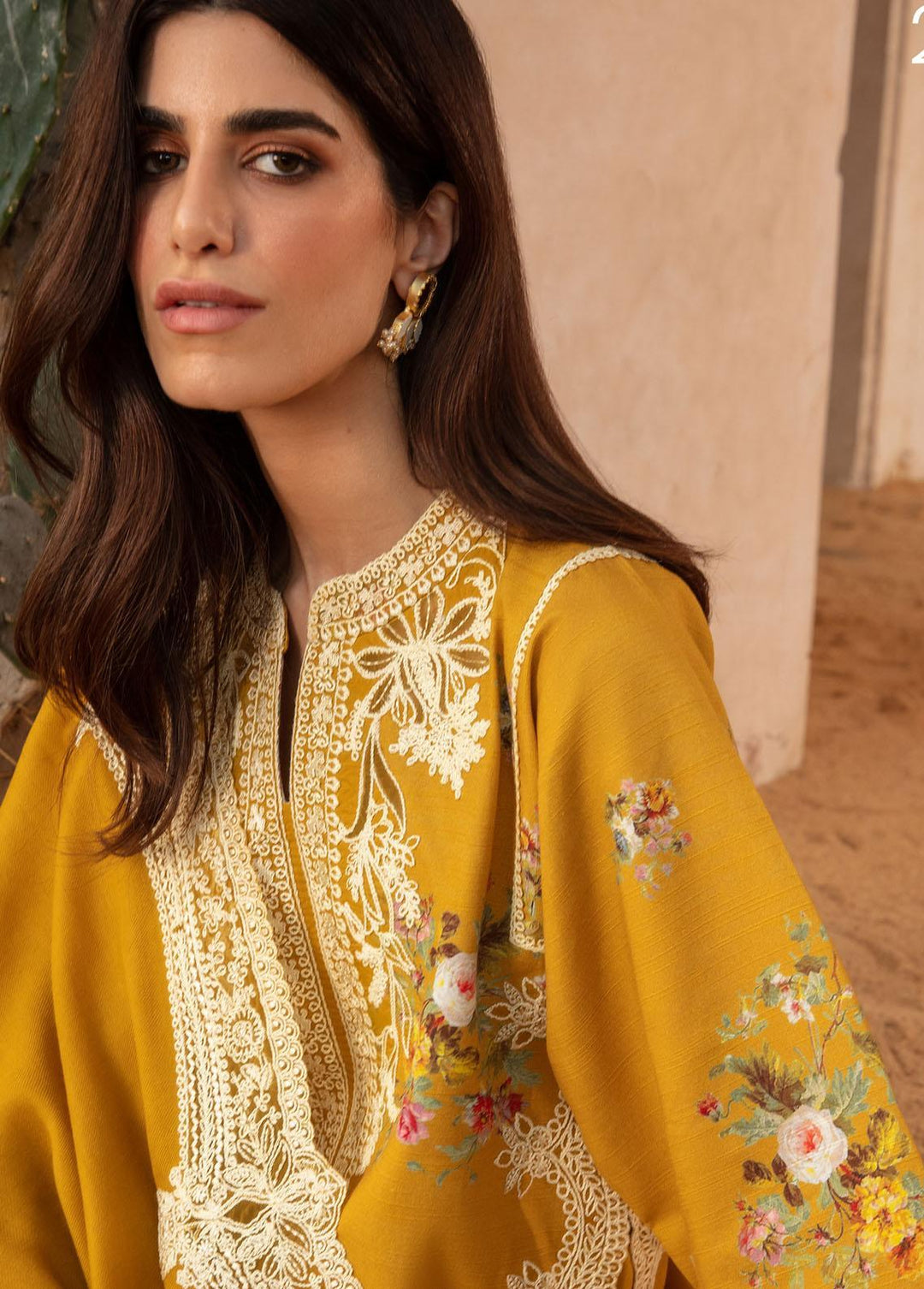 Crimson Pret Embroidered Khaddar 3 Piece Suit CRWP-2A