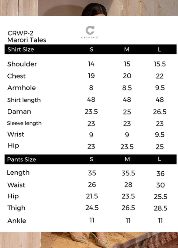 Crimson Pret Embroidered Khaddar 3 Piece Suit CRWP-2A