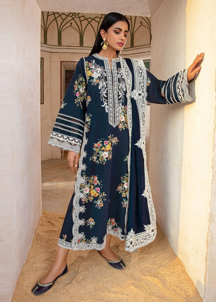 Crimson Pret Embroidered Khaddar 4 Piece Suit CRWP-2B