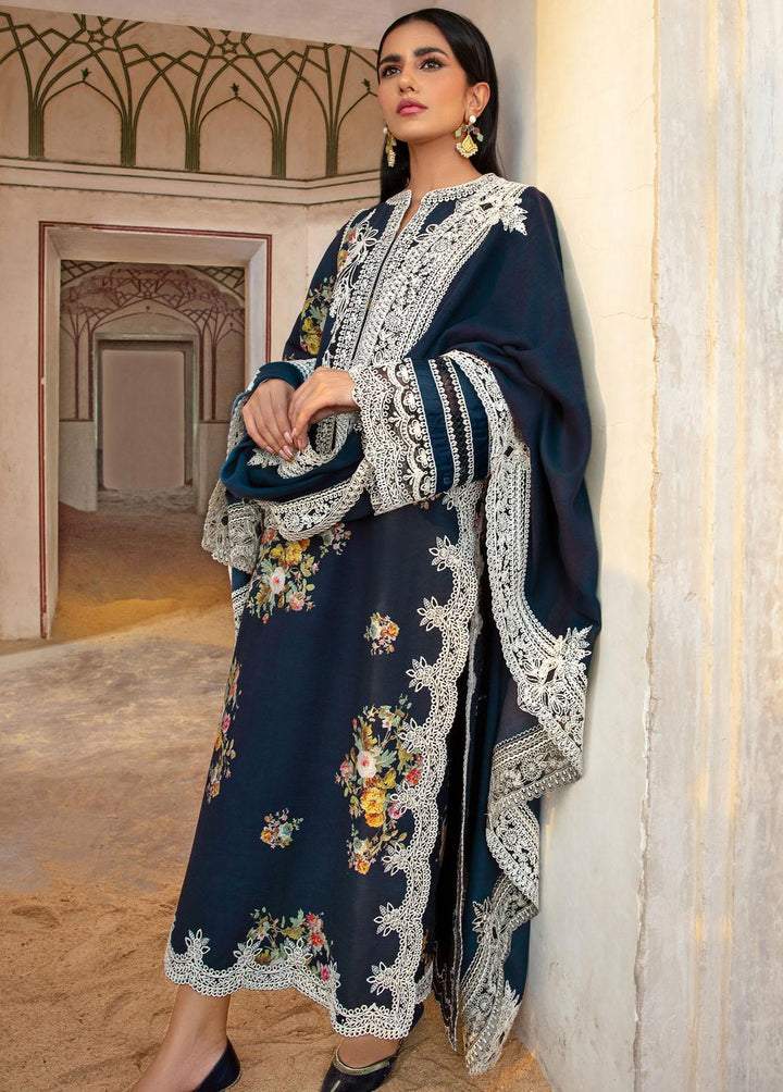 Crimson Pret Embroidered Khaddar 4 Piece Suit CRWP-2B