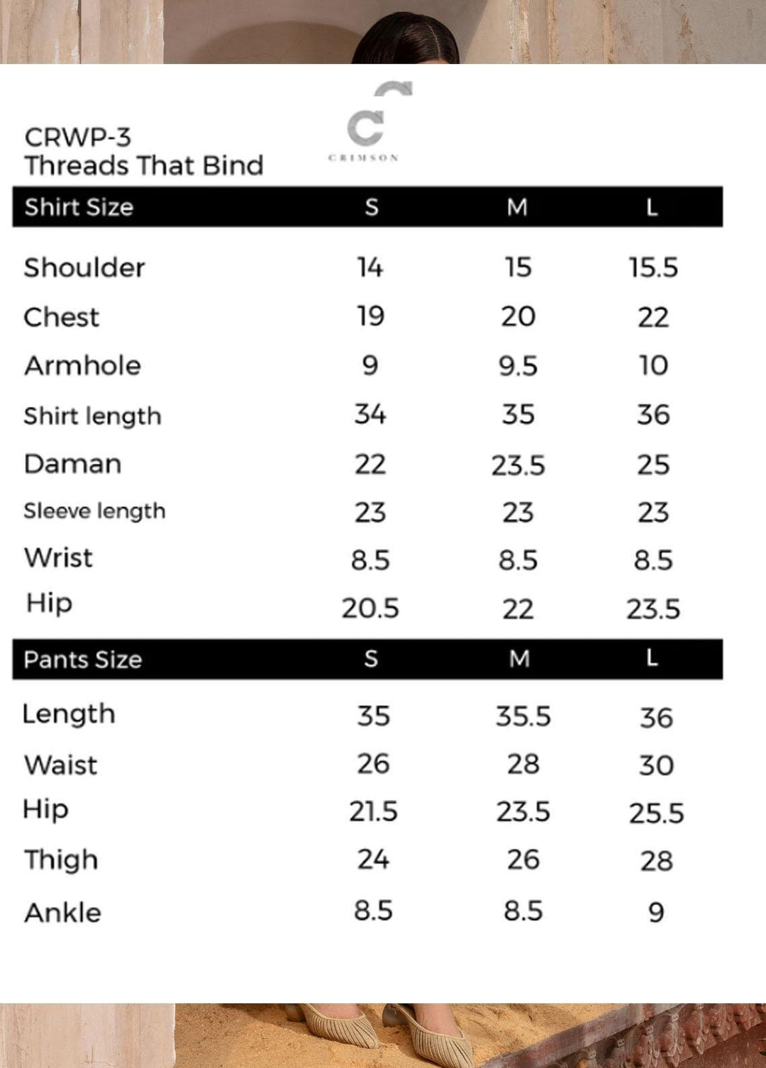 Crimson Pret Embroidered Khaddar 2 Piece Suit CRWP-3B