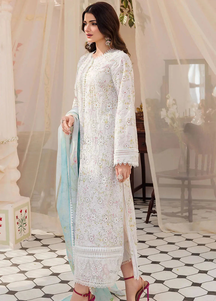 Amal by Motifz Embroidered Lawn Suit Unstitched 3 Piece MT24A 4622-Ophelia - Summer Collection