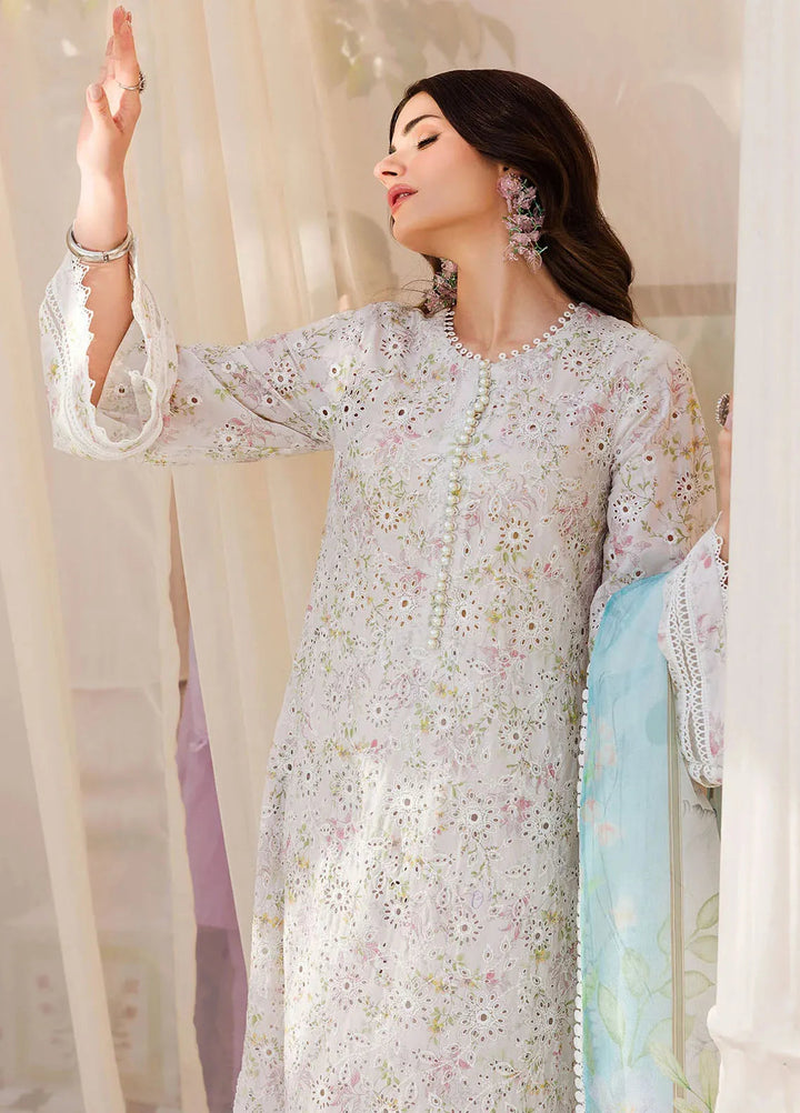 Amal by Motifz Embroidered Lawn Suit Unstitched 3 Piece MT24A 4622-Ophelia - Summer Collection