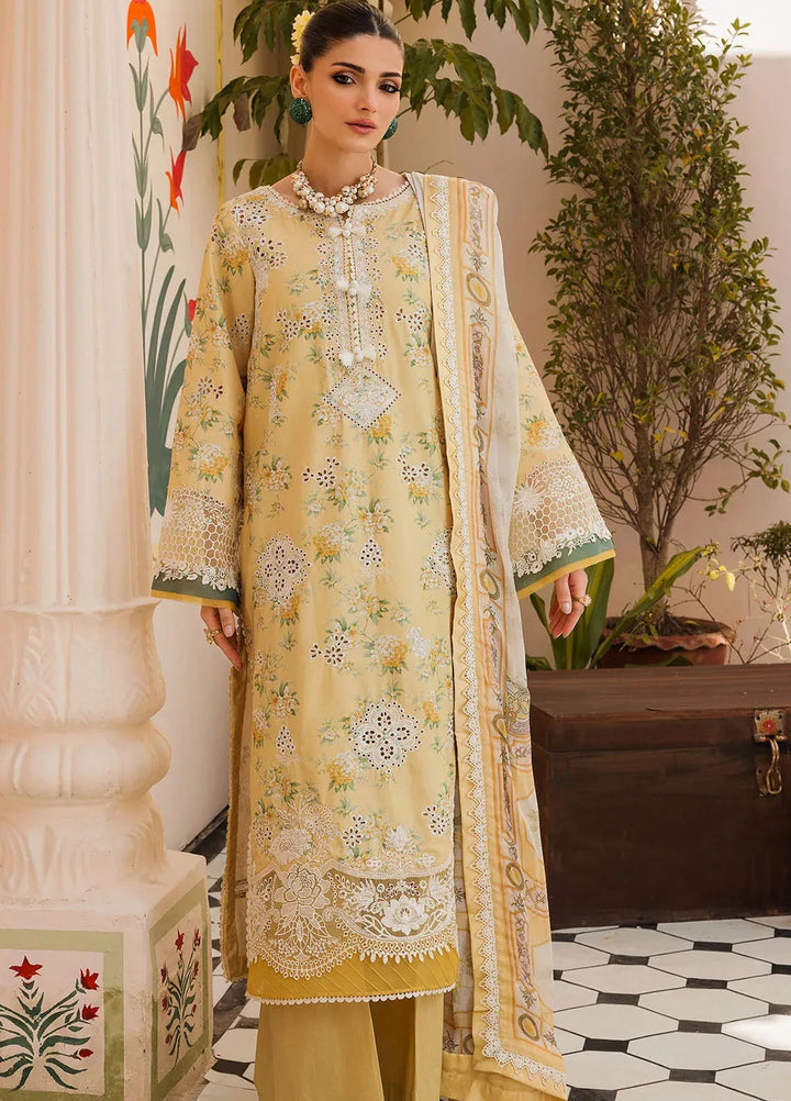 Amal by Motifz Embroidered Lawn Suit Unstitched 3 Piece MT24A 4623-Carolina - Summer Collection
