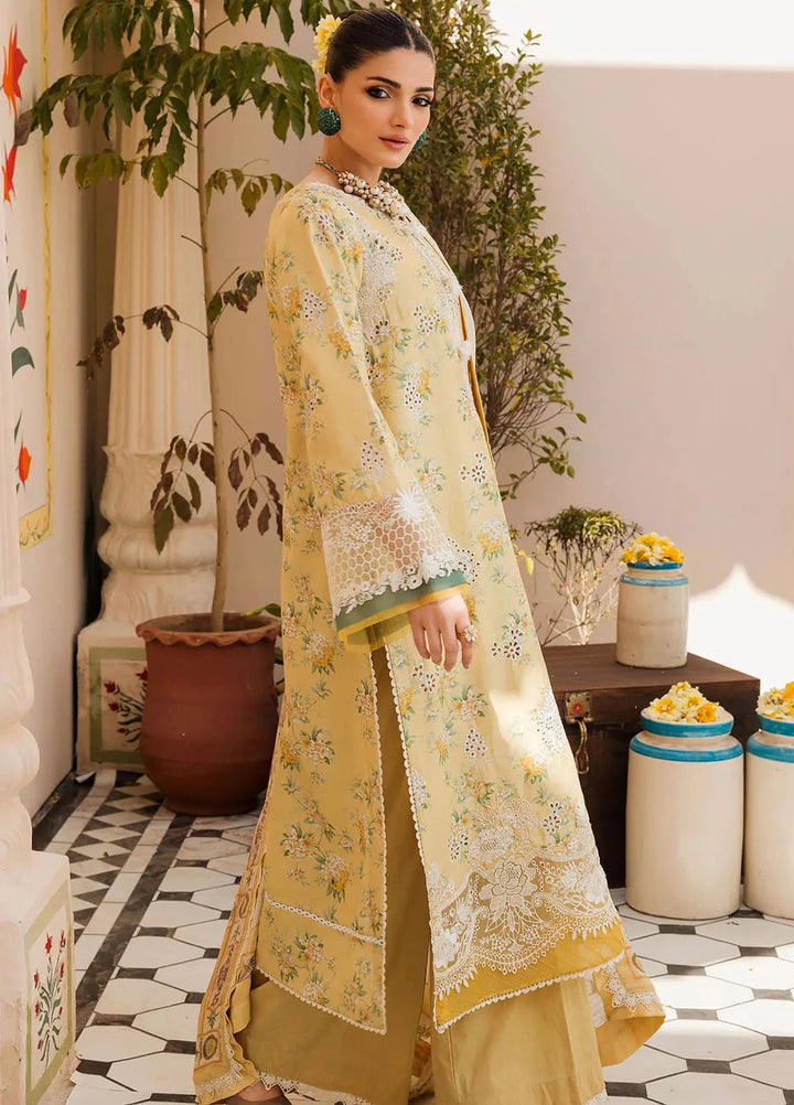 Amal by Motifz Embroidered Lawn Suit Unstitched 3 Piece MT24A 4623-Carolina - Summer Collection