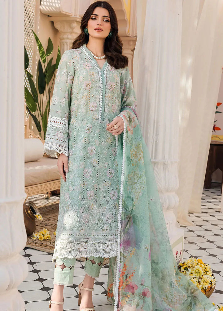 Amal by Motifz Embroidered Lawn Suit Unstitched 3 Piece MT24A 4624-Alaska - Summer Collection