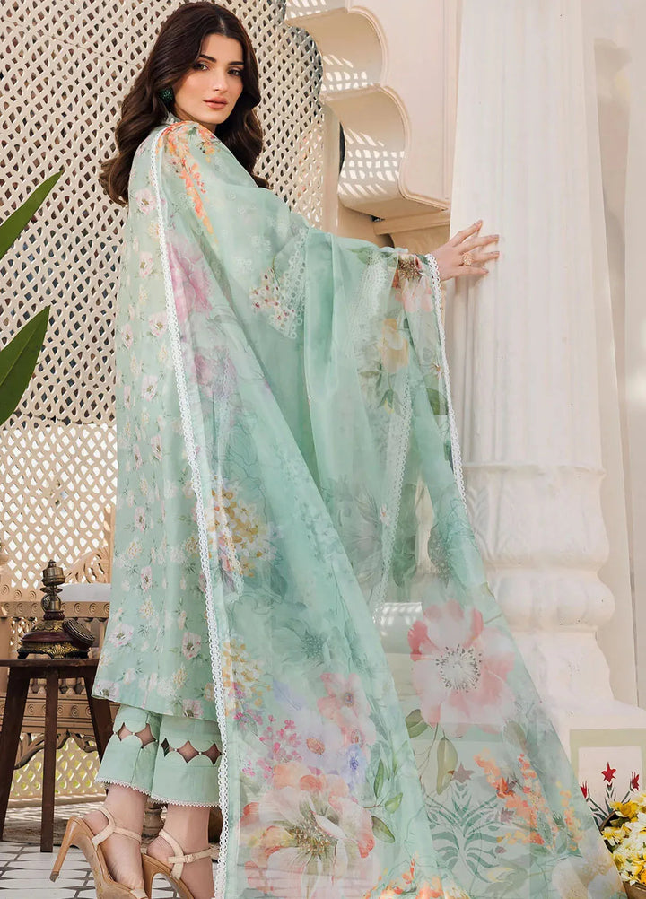 Amal by Motifz Embroidered Lawn Suit Unstitched 3 Piece MT24A 4624-Alaska - Summer Collection