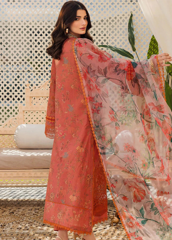Amal by Motifz Embroidered Lawn Suit Unstitched 3 Piece MT24A 4626-Jahan - Summer Collection