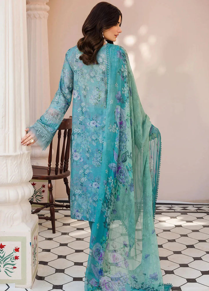 Amal by Motifz Embroidered Lawn Suit Unstitched 3 Piece MT24A 4627-Jasper - Summer Collection