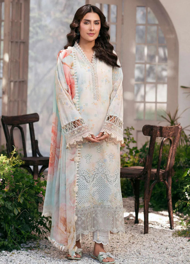 Amal by Motifz Embroidered Lawn Suits Unstitched 3 Piece 5423 Daisy - Summer Collection