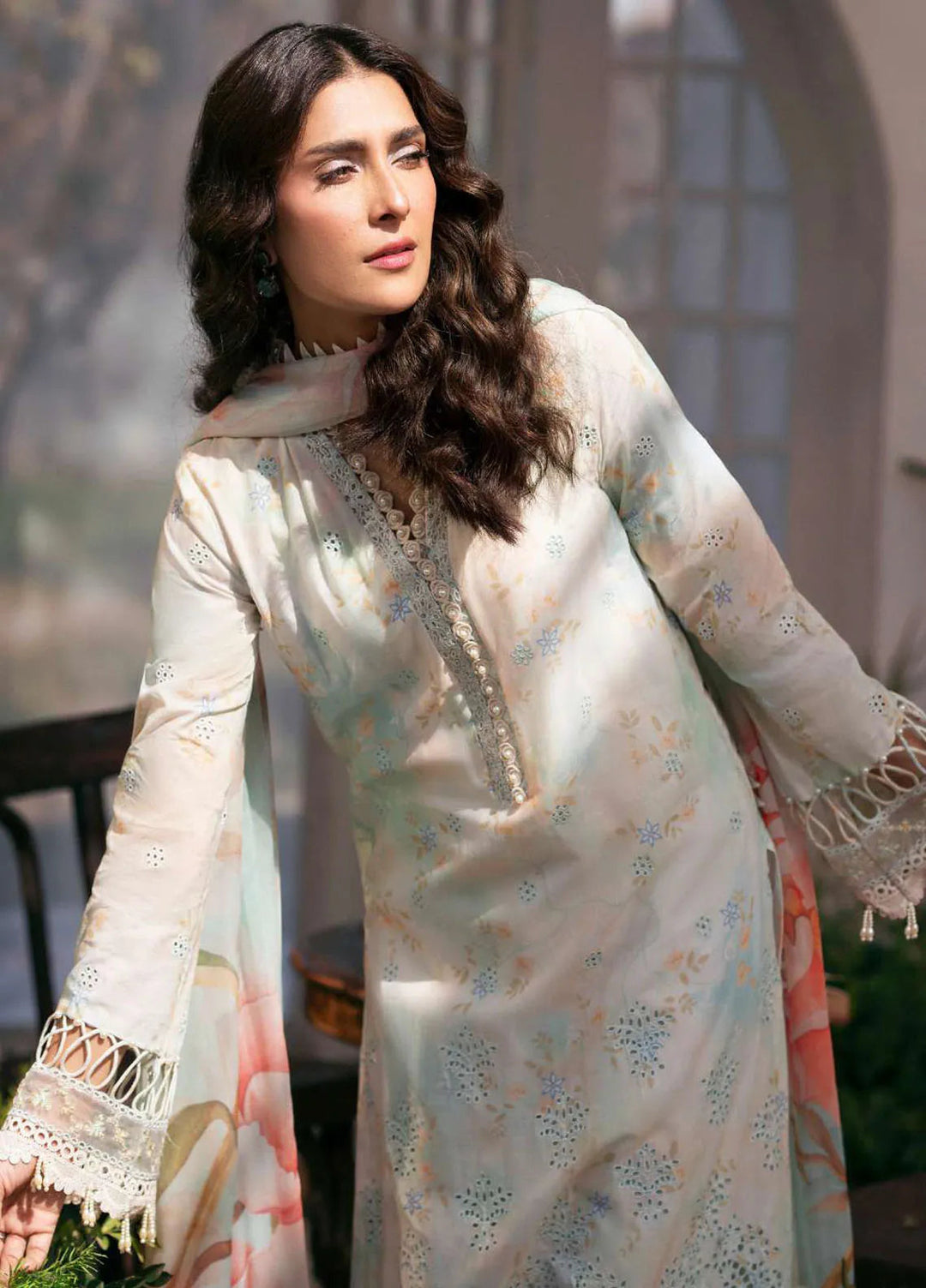 Amal by Motifz Embroidered Lawn Suits Unstitched 3 Piece 5423 Daisy - Summer Collection