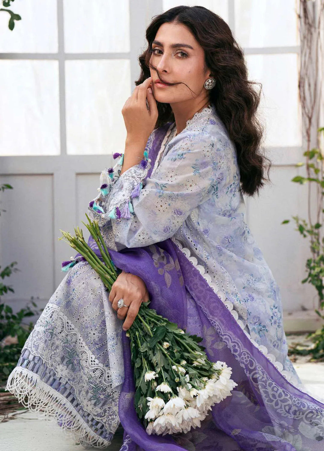 Amal by Motifz Embroidered Lawn Suits Unstitched 3 Piece 5424 Tulip - Summer Collection