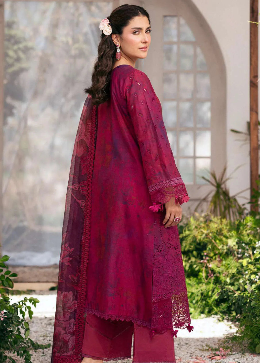 Amal by Motifz Embroidered Lawn Suits Unstitched 3 Piece 5426 Blossom - Summer Collection