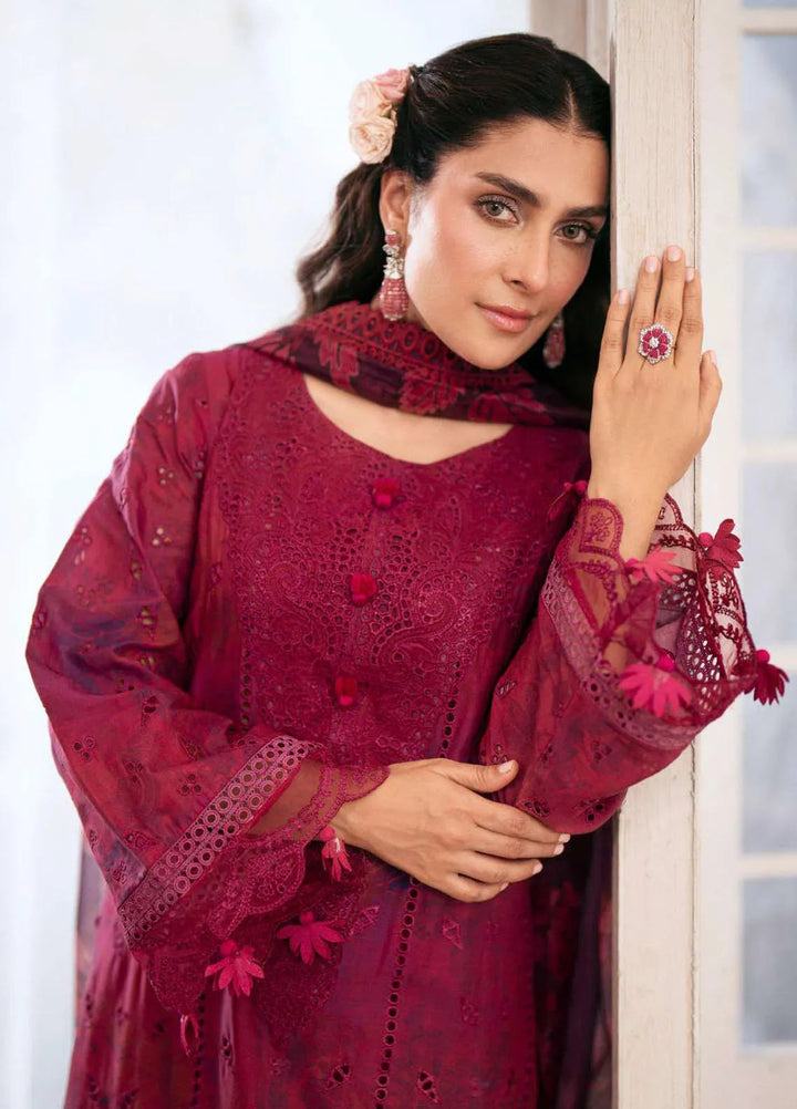 Amal by Motifz Embroidered Lawn Suits Unstitched 3 Piece 5426 Blossom - Summer Collection