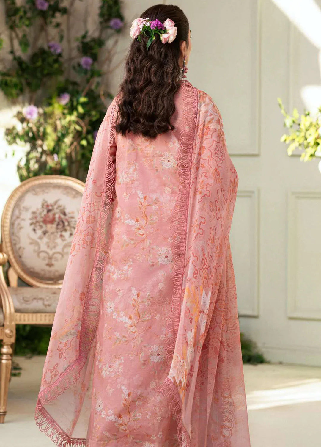 Amal by Motifz Embroidered Lawn Suits Unstitched 3 Piece 5427 Lotus - Summer Collection