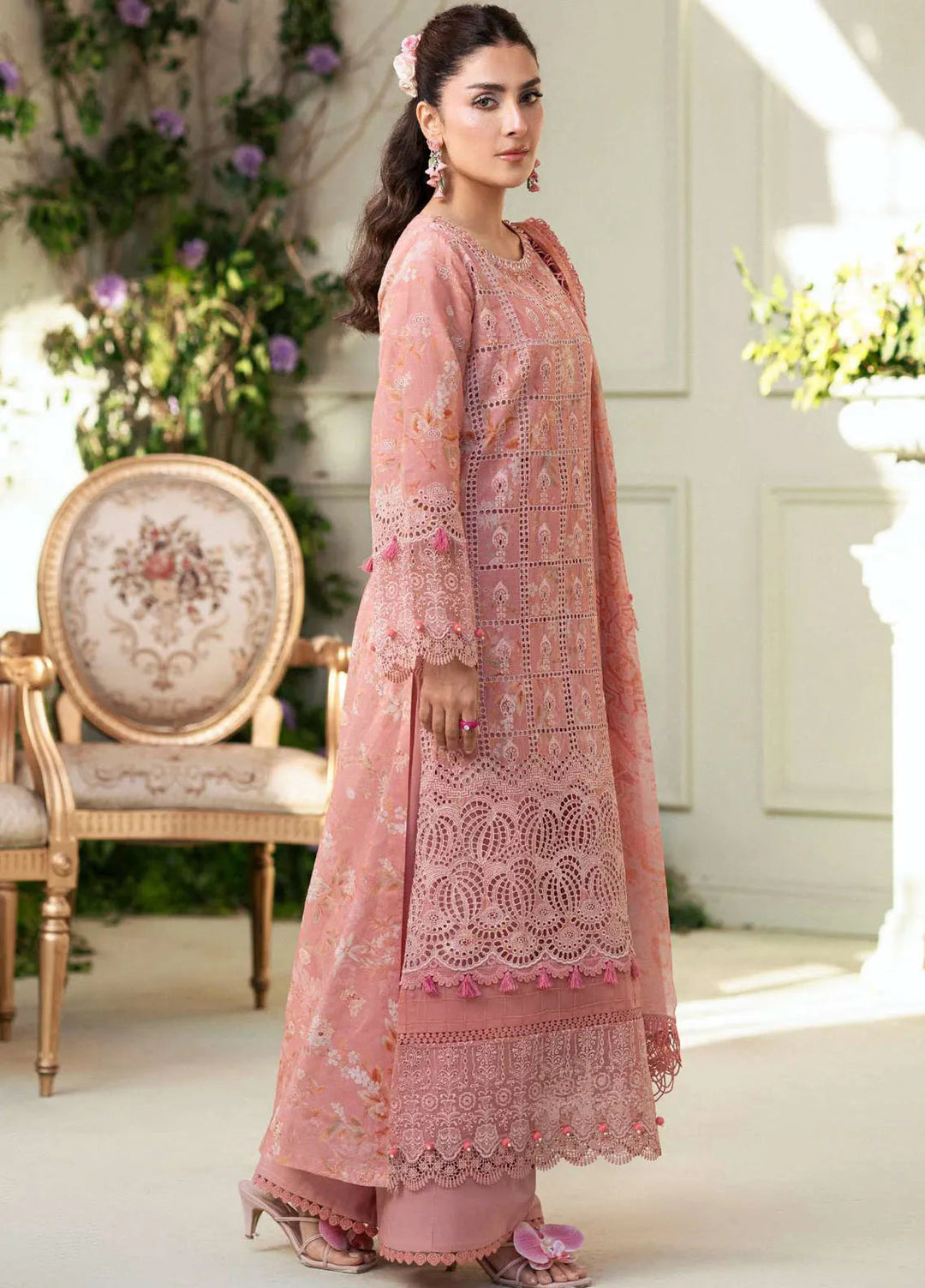 Amal by Motifz Embroidered Lawn Suits Unstitched 3 Piece 5427 Lotus - Summer Collection