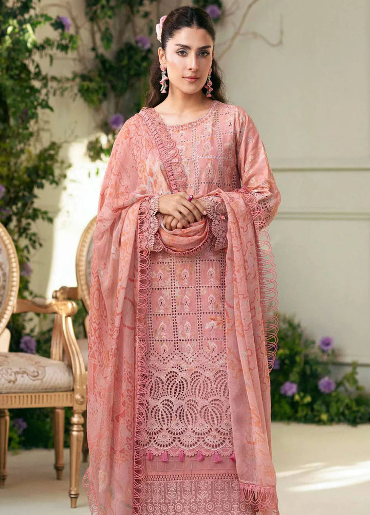 Amal by Motifz Embroidered Lawn Suits Unstitched 3 Piece 5427 Lotus - Summer Collection