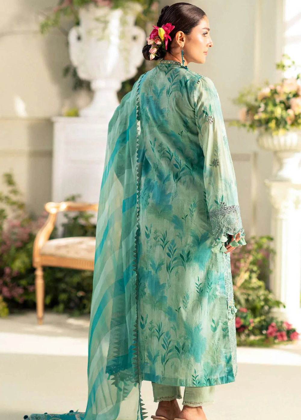 Amal by Motifz Embroidered Lawn Suits Unstitched 3 Piece 5430 Iris - Summer Collection