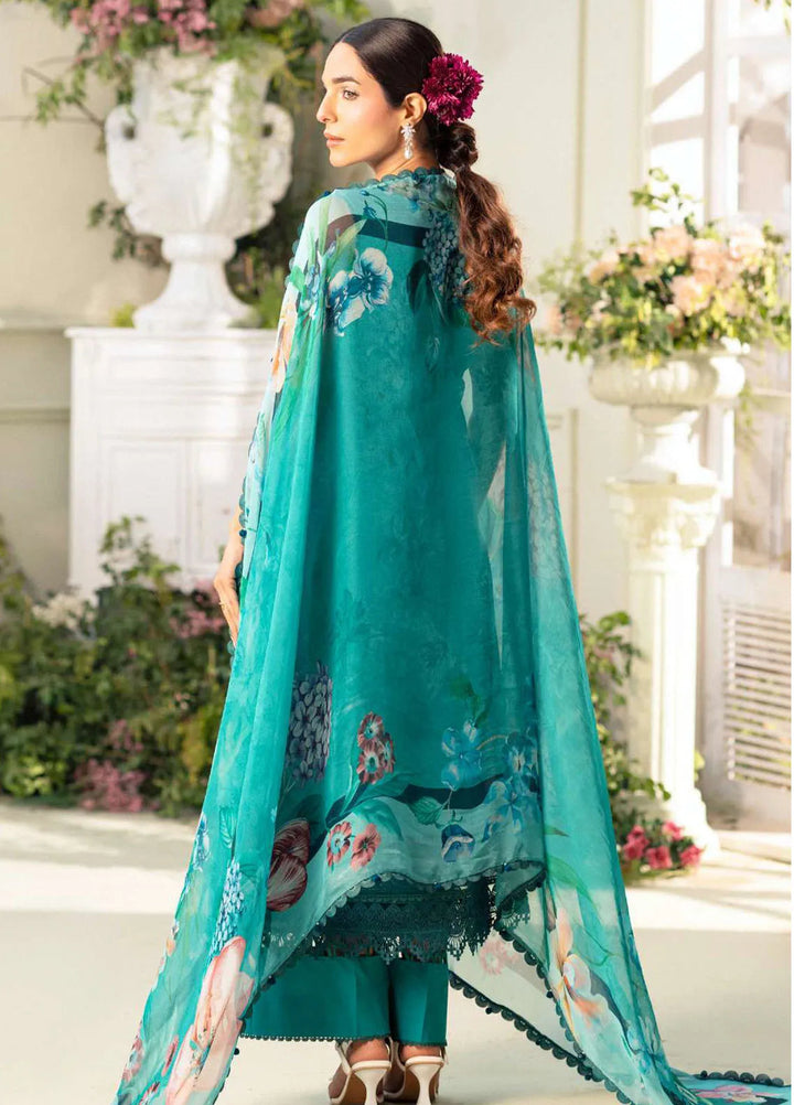 Amal by Motifz Embroidered Lawn Suits Unstitched 3 Piece 5432 Mari Gold - Summer Collection