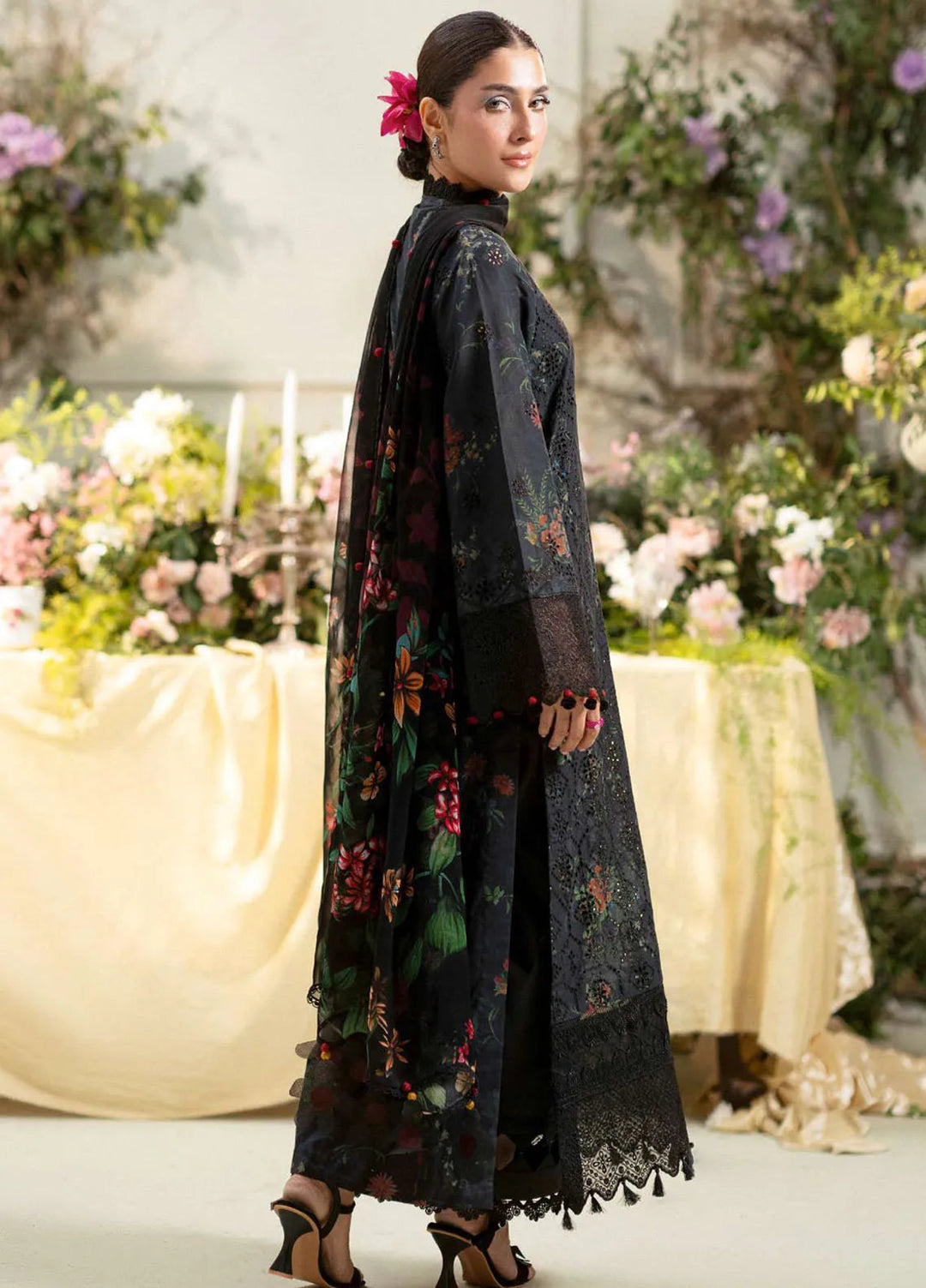 Amal by Motifz Embroidered Lawn Suits Unstitched 3 Piece 5433 Jasmine - Summer Collection