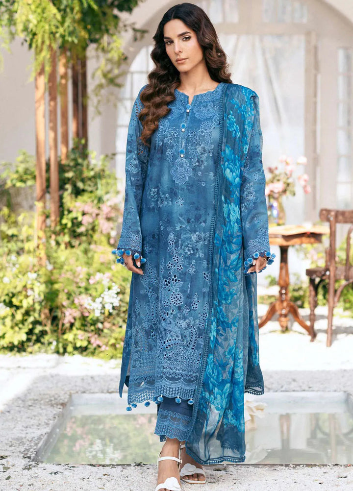 Amal by Motifz Embroidered Lawn Suits Unstitched 3 Piece 5434 Lilly - Summer Collection